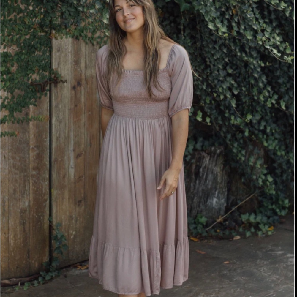Neuflora dusty rose Livingston dress